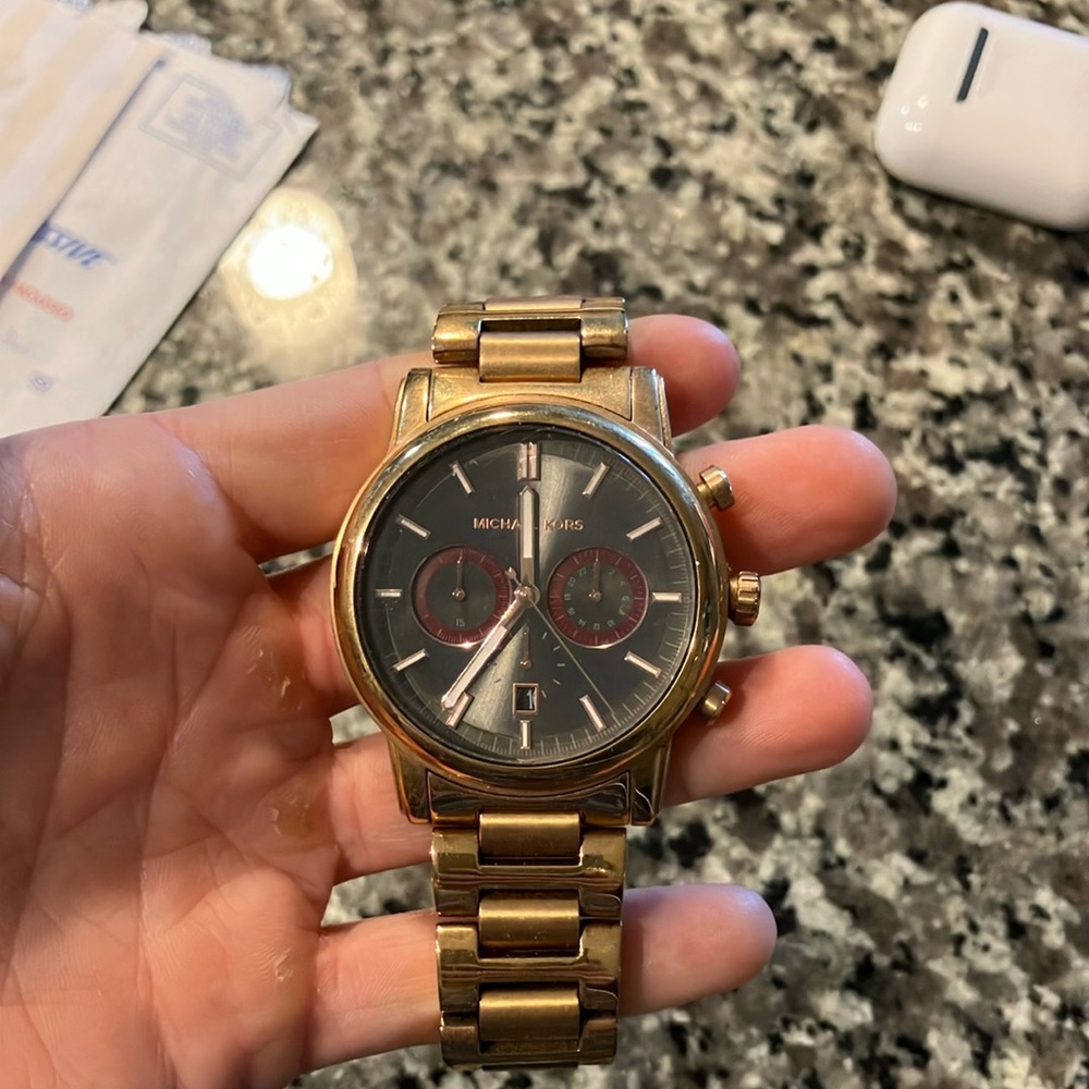 Michael Kors Gold Chronograph Watch